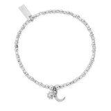 Mini Cube Dainty Moon & Sun Bracelet