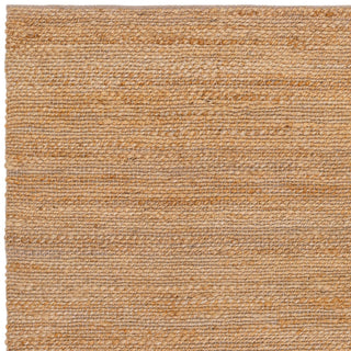 Simplicity natural jute rug detail of the edge and weave