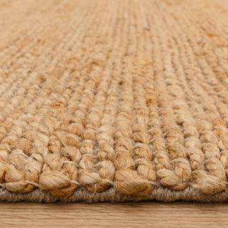 Simplicity natural jute rug, fibre detail