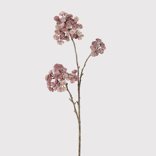CharlesTed Home Pale Pink Sedum Spray | Three Stems