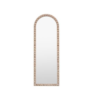 The Arched Firwood Beaded Full - Length Mirror - CharlesTed Home