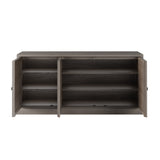 Bentley Oak Sideboard with Scallop Detailing