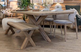 Wexley Dining Table | White Oak - CharlesTed Home