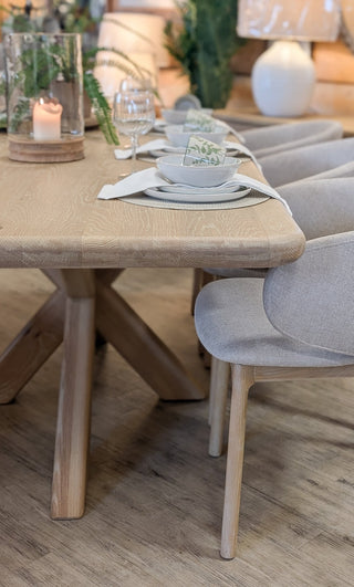 Wexley Dining Table | White Oak - CharlesTed Home