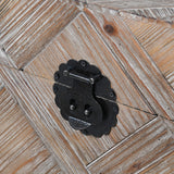 A gorgeous carved effect lidded trunk.