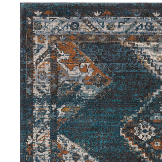 Detail of the Zola Kian rug deep pile
