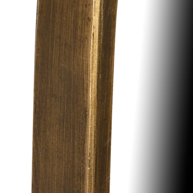 Charles Ted large asymmetrical wall mirror with gold frame close up