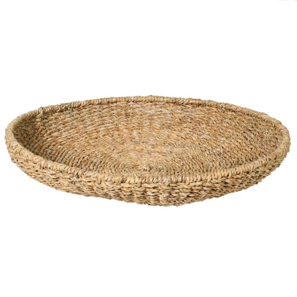Tray made from woven sea grass
