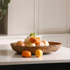 Tray made from woven sea grass