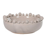Beautiful ceramic bowl with balls around the rim.