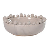 Beautiful ceramic bowl with balls around the rim.