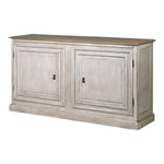 Add timeless charm and practical storage to your home with the Rebecca Sideboard, a beautifully crafted piece made from durable mahogany and plywood. Featuring a distressed finish and classic panel doors, this rustic cabinet blends effortlessly into farmhouse, cottage, and vintage-style interiors.

With its ample internal storage space hidden behind two elegantly designed doors, the Rebecca sideboard is perfect for organizing dining essentials, linens, or everyday clutter. The solid mahogany top provides a 