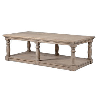 Charles Ted Augustine Weathered Reclaimed Pine Coffee Table - CharlesTed Home