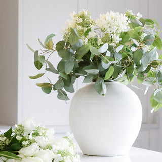 Charles Ted Ceramic Aria White Pot - CharlesTed Home