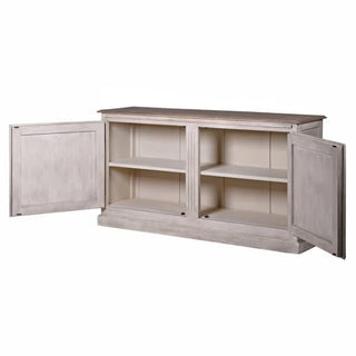 Charles Ted Rebecca Mahogany and Plywood Sideboard Cabinet – Rustic Vintage Storage Solution - CharlesTed Home