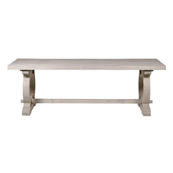 Oval Leg Dining Table | Limewashed