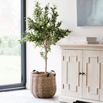 large faux olive tree