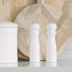 Crafted from rubber wood, our Wooden Salt & Pepper Mills feature a traditional design