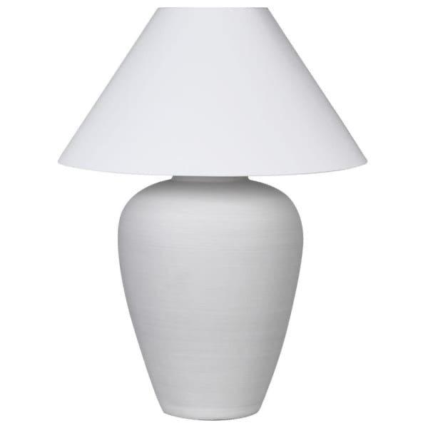 Bianca Oversized Ceramic White Lamp