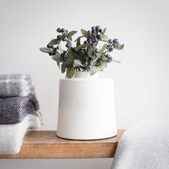 faux berry eucalyptus stem
